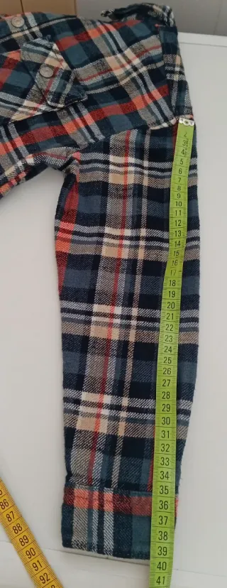 Camisa cuadros niño