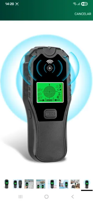 T10 Detector de metales y cables