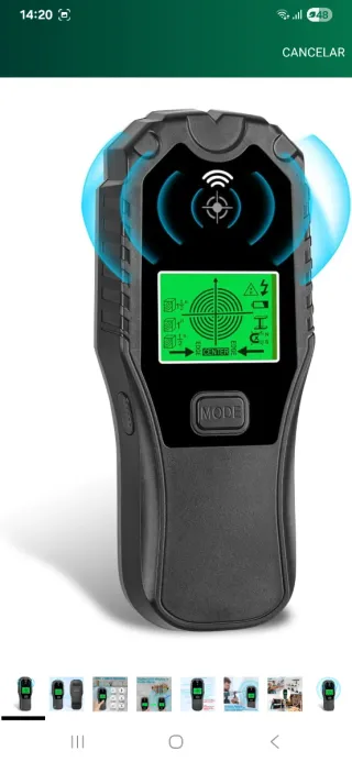 T10 Detector de metales y cables