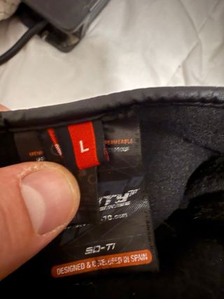 Guantes Moto Invierno Cuero Negro