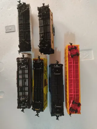 Lote 6 Vagones Americanos HO