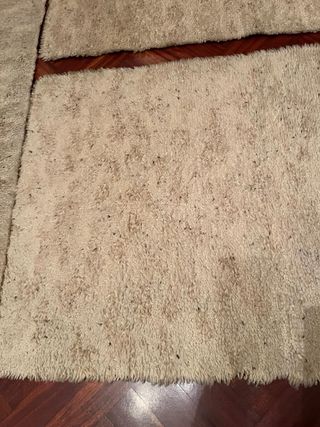 Tappeti beige in lana