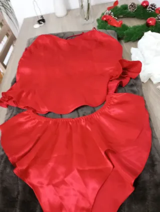Conjunto lencería rojo Nochevieja