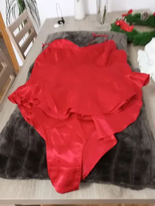 Conjunto lencería rojo Nochevieja