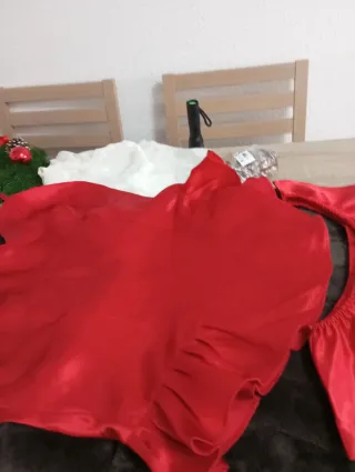 Conjunto lencería rojo Nochevieja