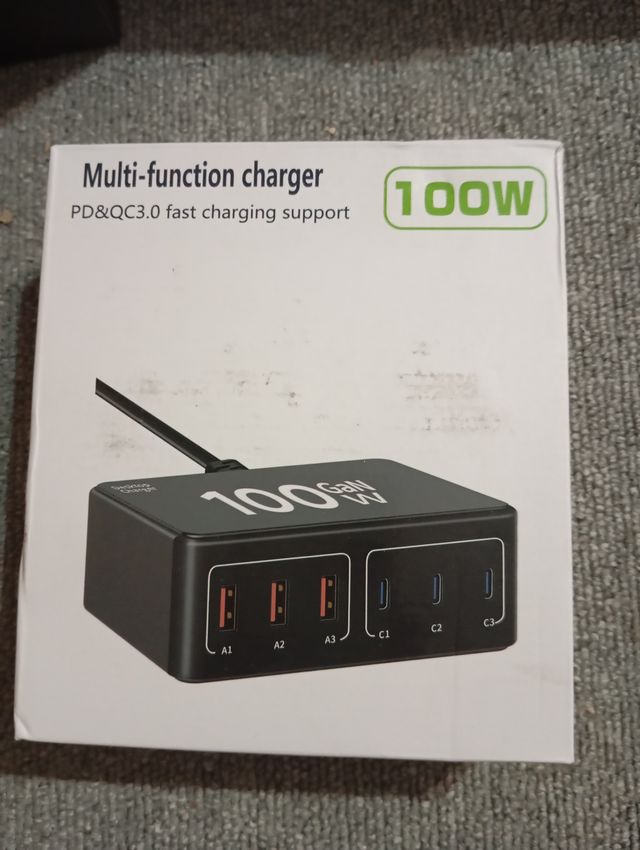 Cargador USB C 100W GaN