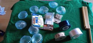 Kit per bomboniere: anelli portachiavi e colla