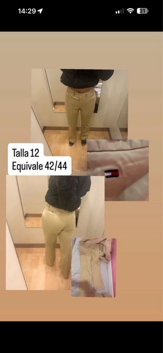 Pantalones Tommy Hilfiger Mujer Talla 12