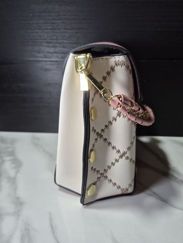 Bolso Cubo Chic Rosa con Osito