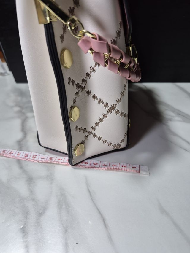 Bolso Cubo Chic Rosa con Osito