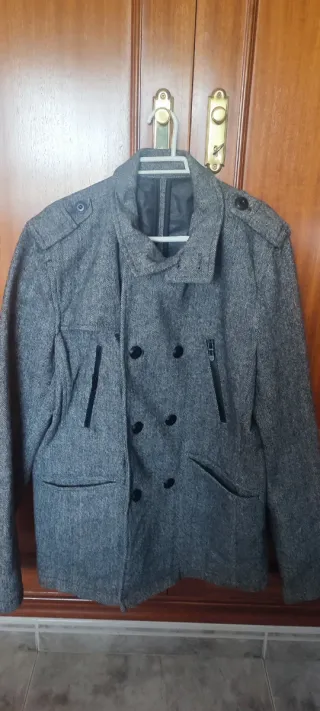 Chaquetón de hombre gris