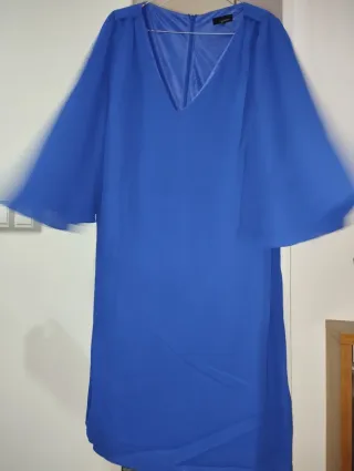 Vestido fiesta azul Talla M Plus