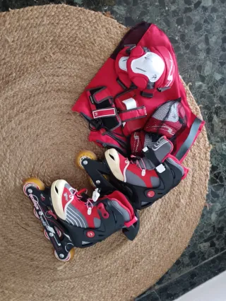 Patines en línea V200jr + kit protecciones