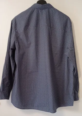 Camicia uomo fantasia grigia 4XL