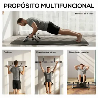 Barra de dominadas para puerta