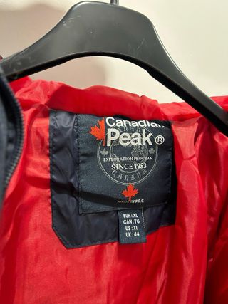 Chaqueta Canadian Peak Azul Talla XL