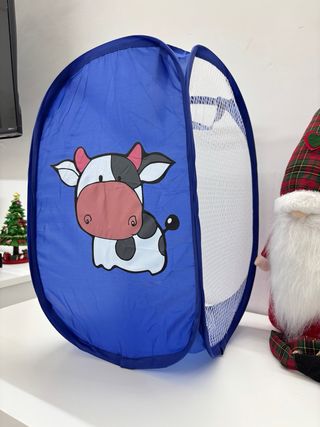 Cestini porta biancheria e giochi con disegni