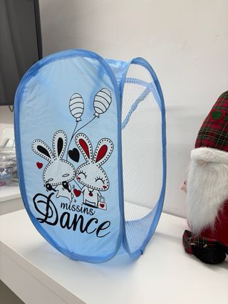 Cestini porta biancheria e giochi con disegni