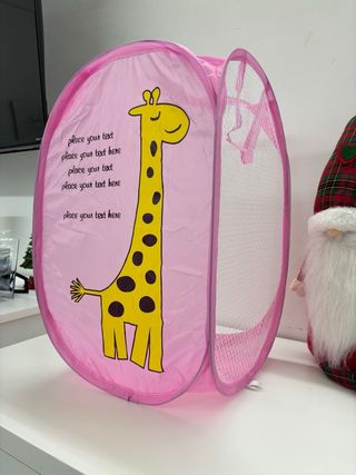 Cestini porta biancheria e giochi con disegni