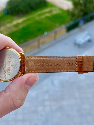 Reloj Seiko Quartz Vintage Nuevo GOLD *Año 1995*
