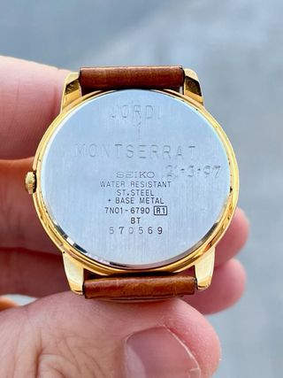Reloj Seiko Quartz Vintage Nuevo GOLD *Año 1995*