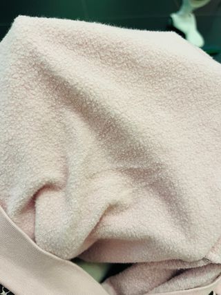 Felpa Kappa con cappuccio rosa e stampa