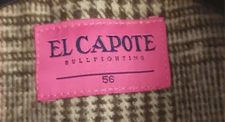 Abrigo El Capote cuadros talla 56