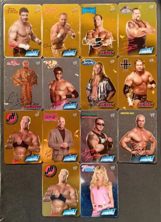Carte WWE oro e argento