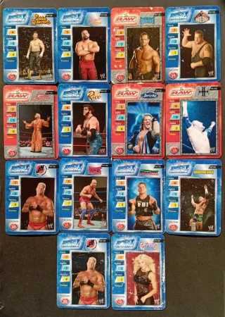 Carte WWE oro e argento