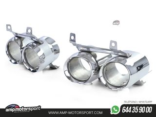 DIFUSOR TRASERO FORD MUSTANG MK6 2014-2017 + COLAS DOBLES