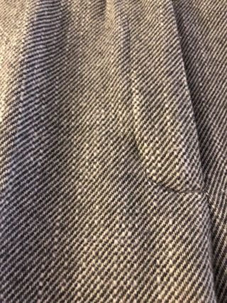 Pantalón Zara Lana Gris Jaspeado Mujer