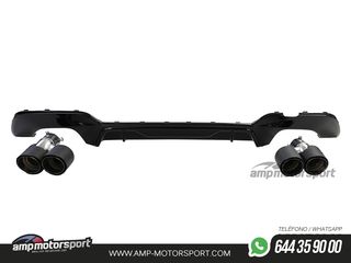 DIFUSOR TRASERO PARA BMW SERIE 3 G20 G21 + COLAS DOBLES CARBONO