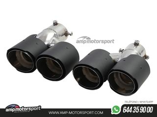 DIFUSOR TRASERO PARA BMW SERIE 3 G20 G21 + COLAS DOBLES CARBONO