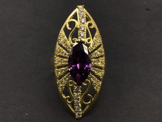 E681478-12 Sortija Oro 18K Con Circonita