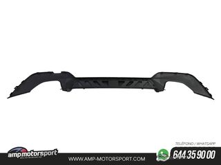 DIFUSOR TRASERO PARA BMW SERIE 3 G20 G21 + COLAS DOBLES CROMADAS