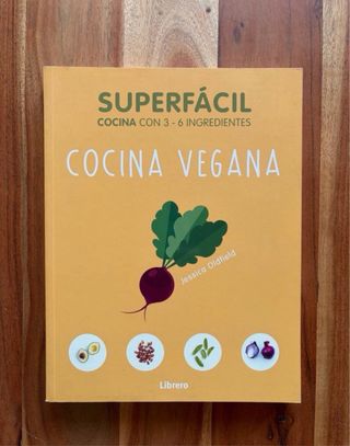 dos libros de cocina vegana y vegetariana