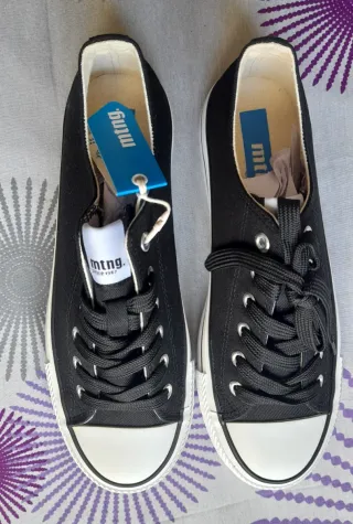 Zapatillas Mustang Mujer Talla 38 Negras