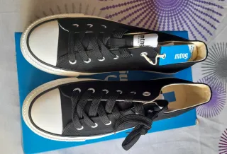 Zapatillas Mustang Mujer Talla 38 Negras