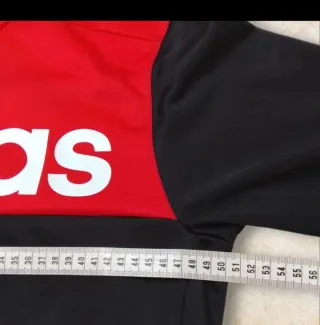 Sudadera Adidas Roja y Negra Talla M