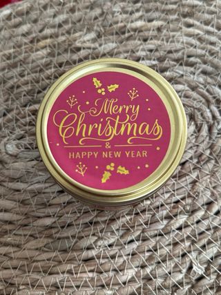 Candela Natale Cannella Rossa Oro