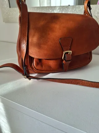 Borsa a cartella in pelle donna