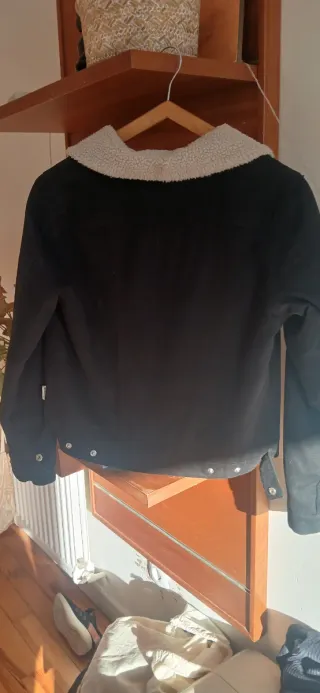 Cazadora borreguito WEMOTO negra Talla S