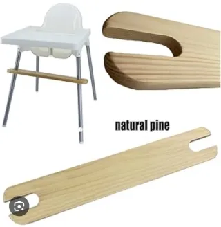 Reposapiés para trona IKEA natural pine
