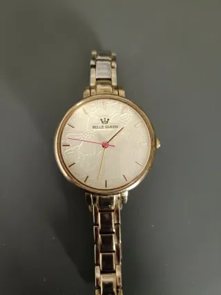 Orologio Belle Queen Oro e Bianco Donna