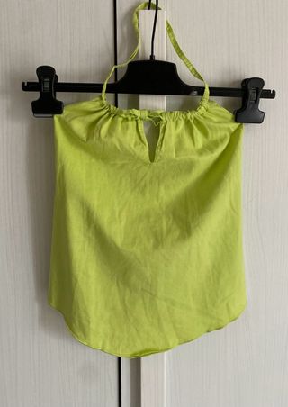 Top schiena scoperta bambina Microbe tg 7