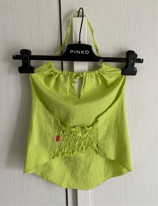 Top schiena scoperta bambina Microbe tg 7