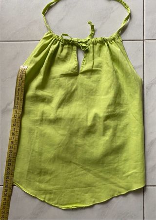 Top schiena scoperta bambina Microbe tg 7