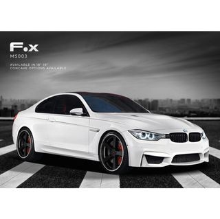 Juego de 4 Llantas 19 Fox MS003 Black Concave BM08