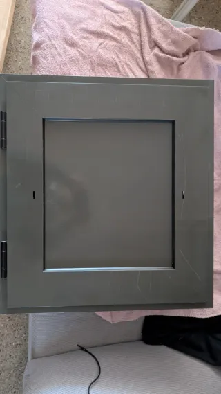 Ventana abatible gris 40/45 motorizada