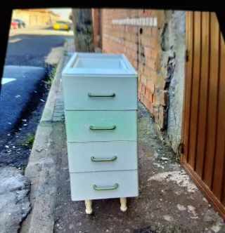 Cajonera blanca 4 cajones